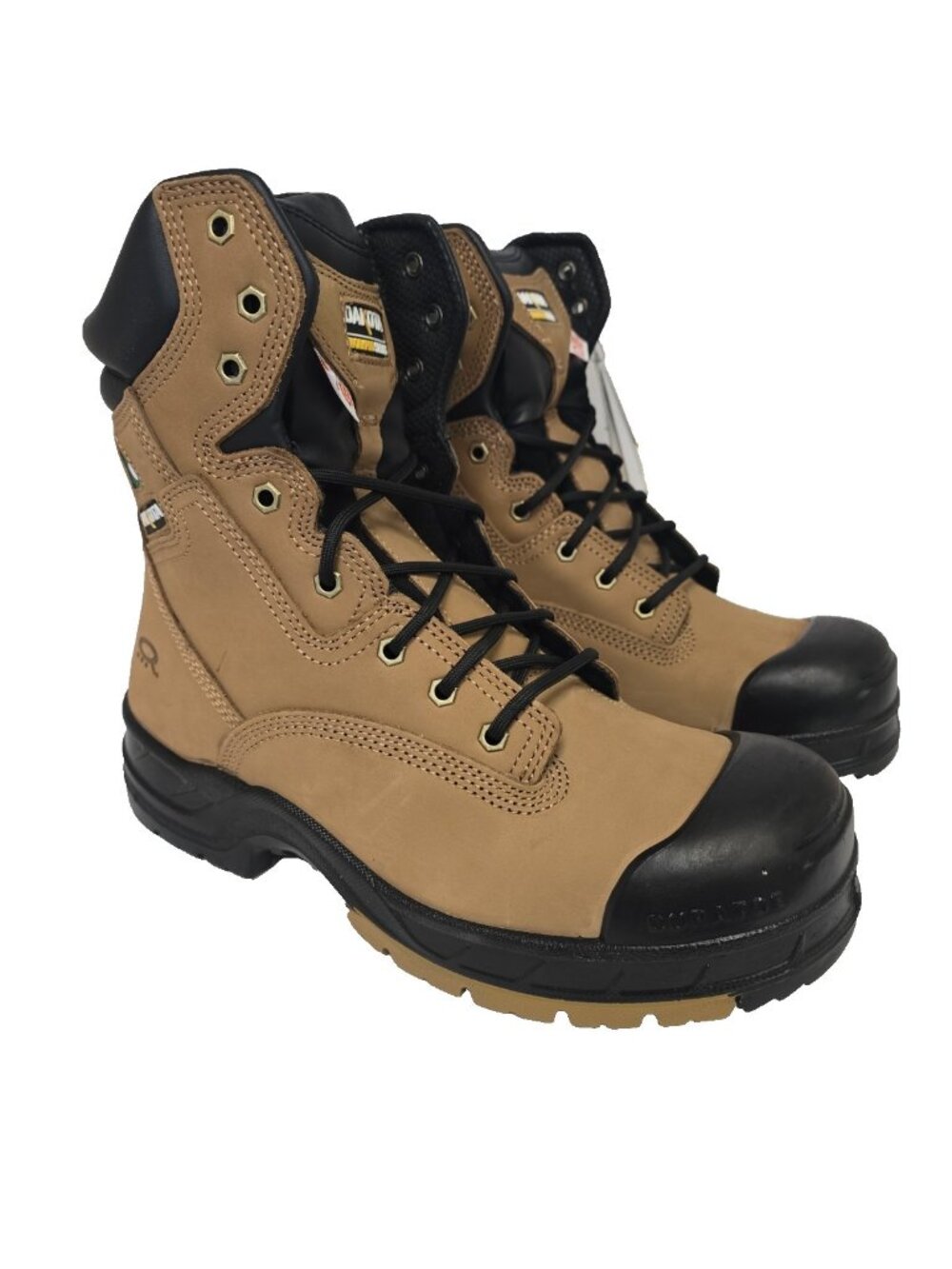 Dakota Men's 8" Quad Basic Steel Toe Composite Plate Work Boots 8006 Tan 10M